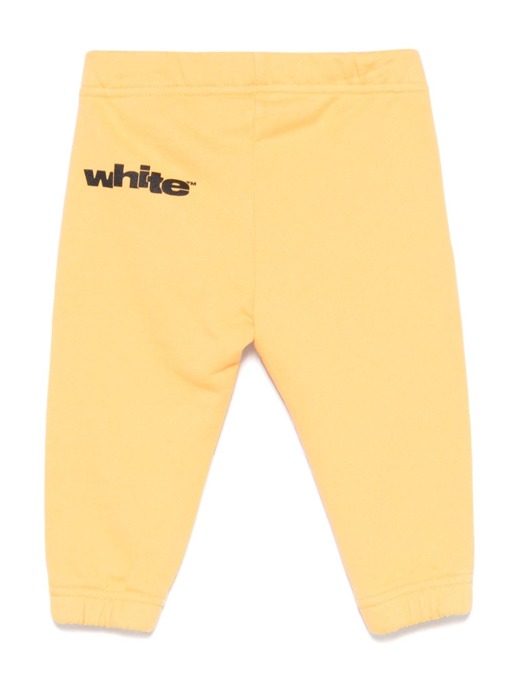 Off-White Kids Type Graphic trainingsbroek - Geel