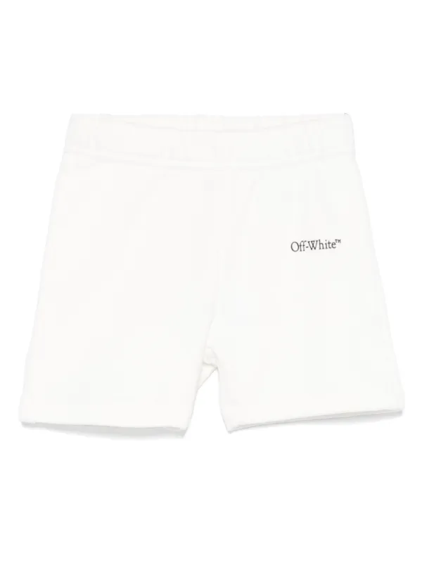 Off-White Kids Bookish ショートパンツ | ホワイト | FARFETCH JP