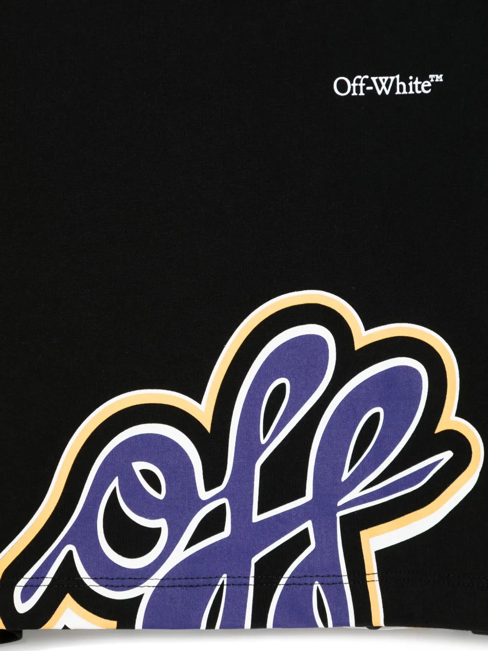 Off-White Kids graffiti-print T-shirt