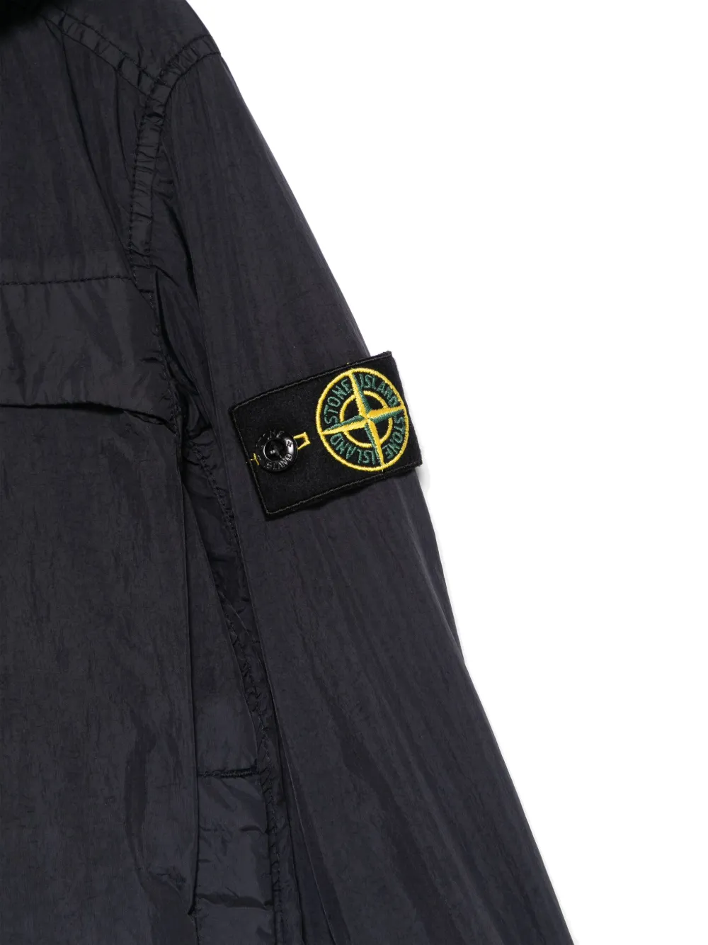 Stone Island Junior Jack met Compass-logopatch Blauw