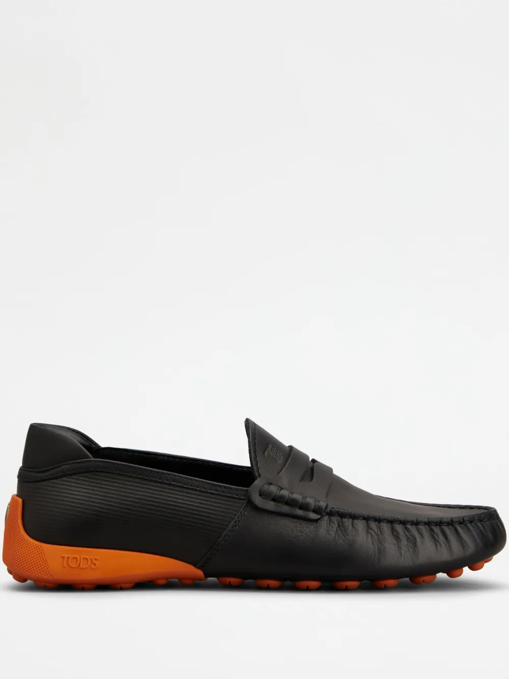 Tod's Mocassini con logo - Nero