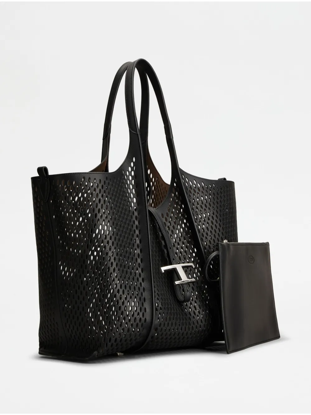 Tod's medium T Timeless tote bag - Zwart