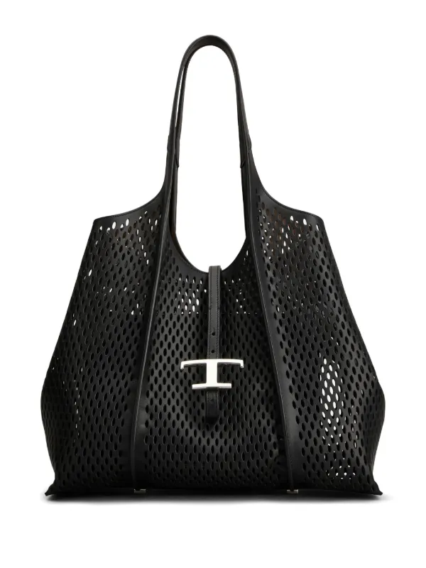 トートバッグ TOD'S Medium 'T Timeless' shopping bag 27489946_57797930_600.jpg