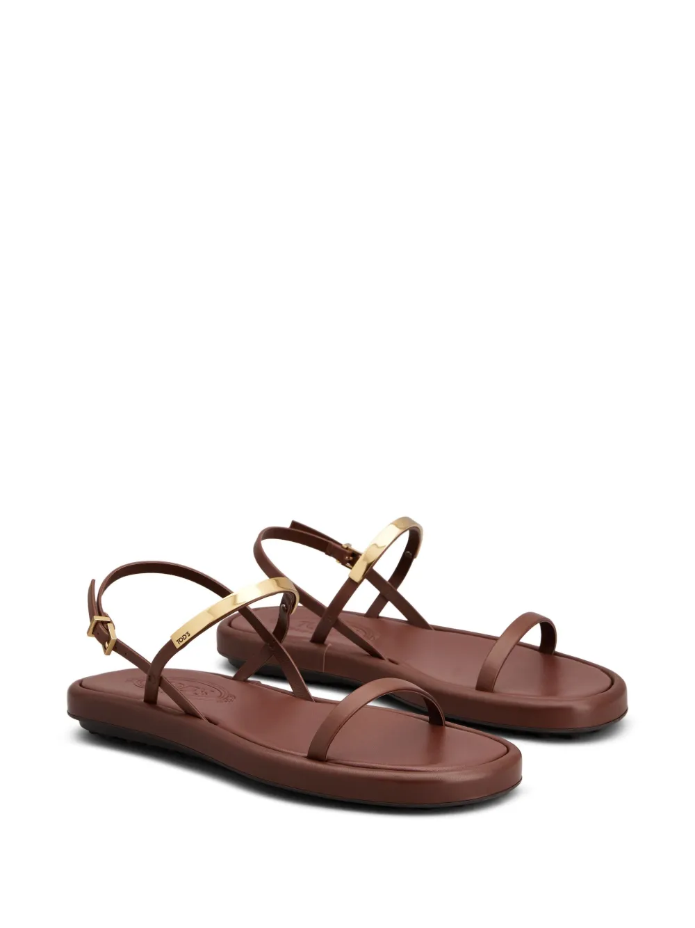 Tod's Leren sandalen - Bruin