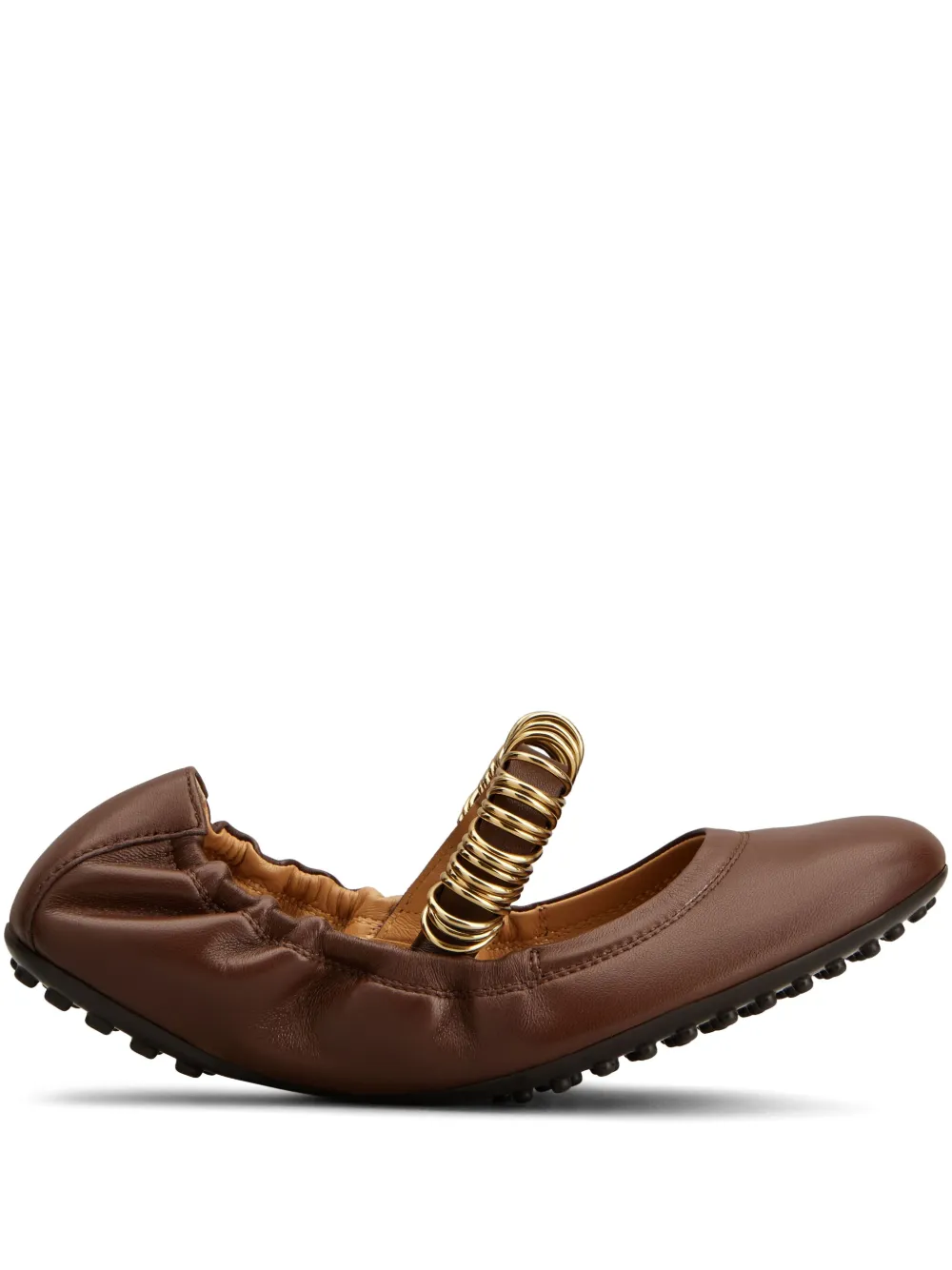 Tod's Dee ballerina shoes Brown