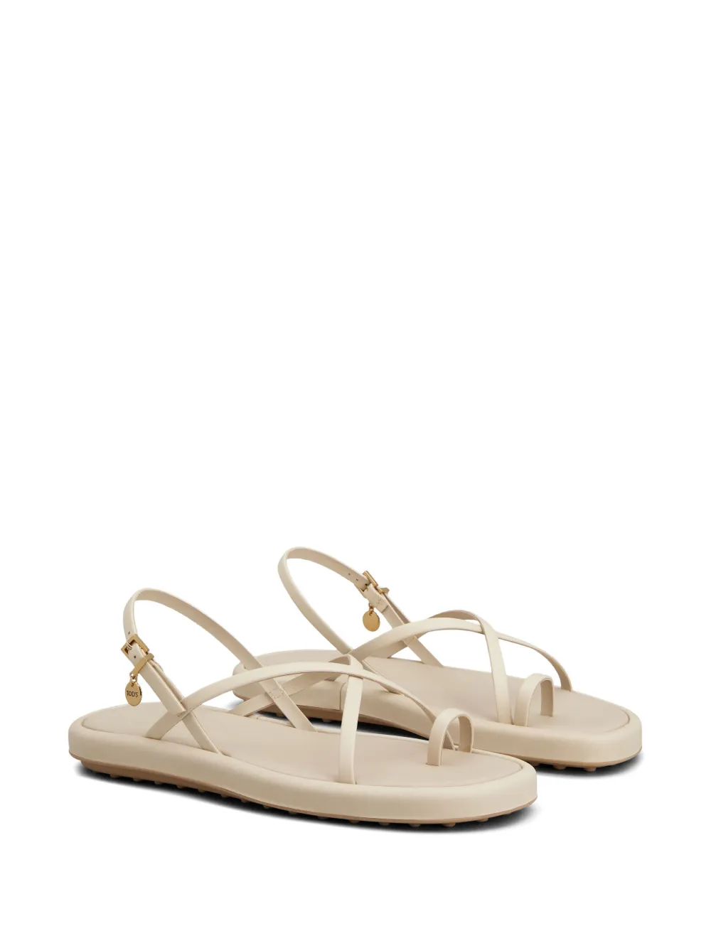Tod's leather sandals Neutrals