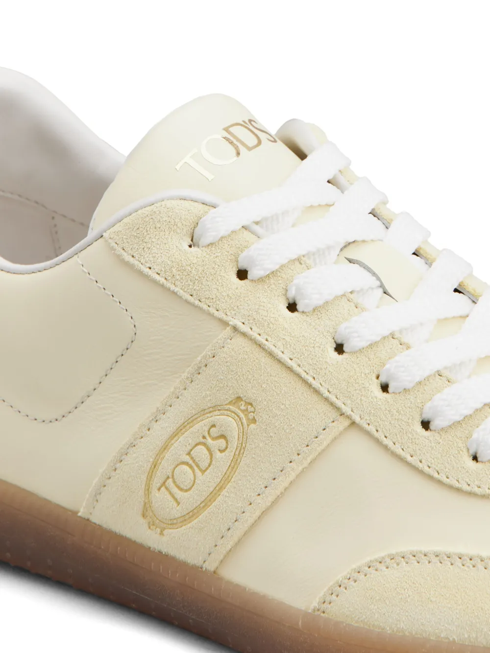 Tod's logo-debossed sneakers Yellow