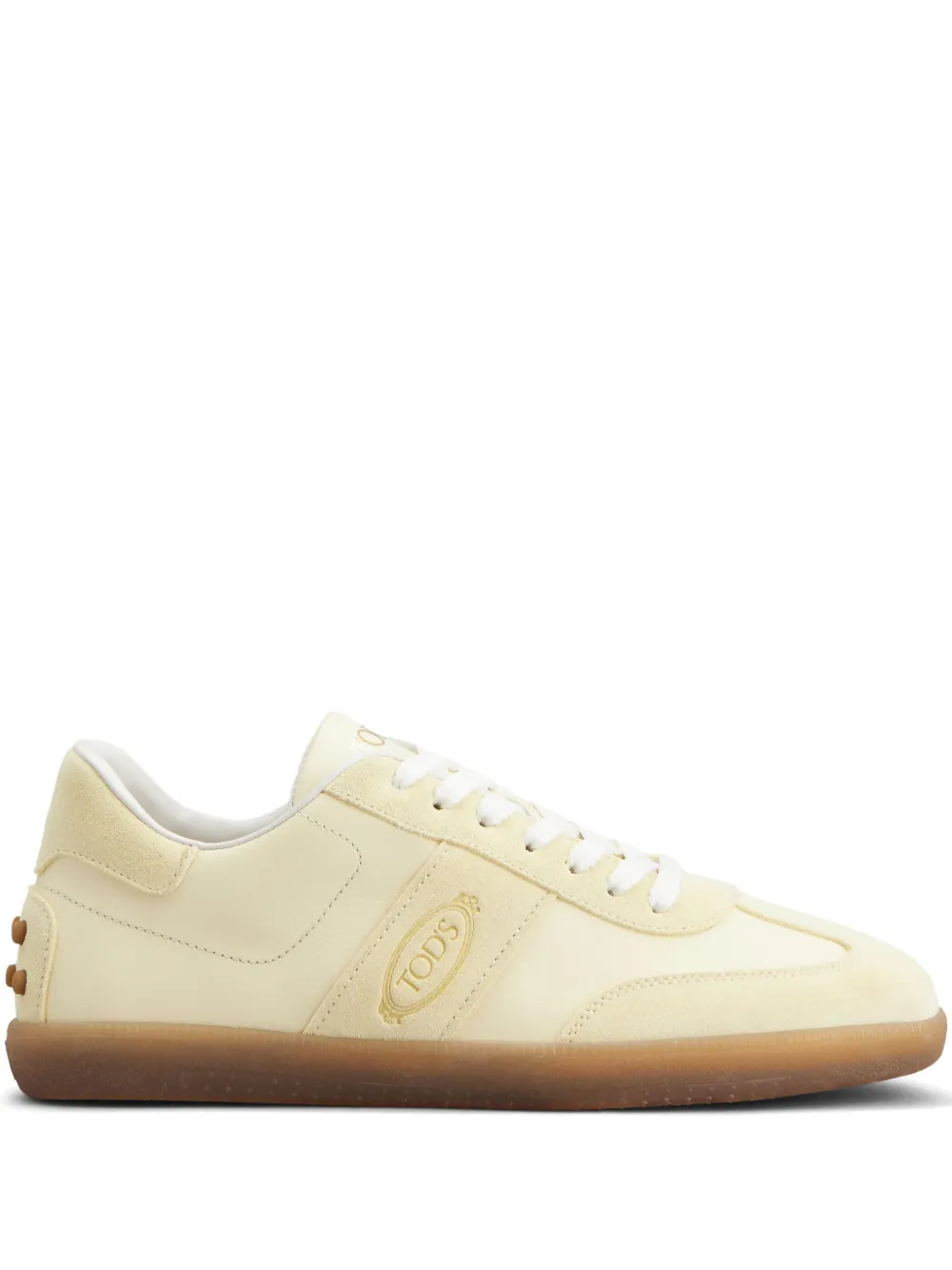 Tod's logo-debossed sneakers Yellow