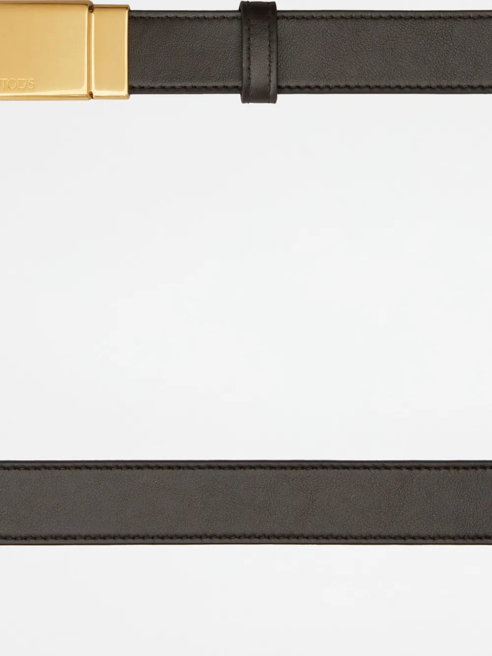 Shop Tod's Leather Belt In Brown