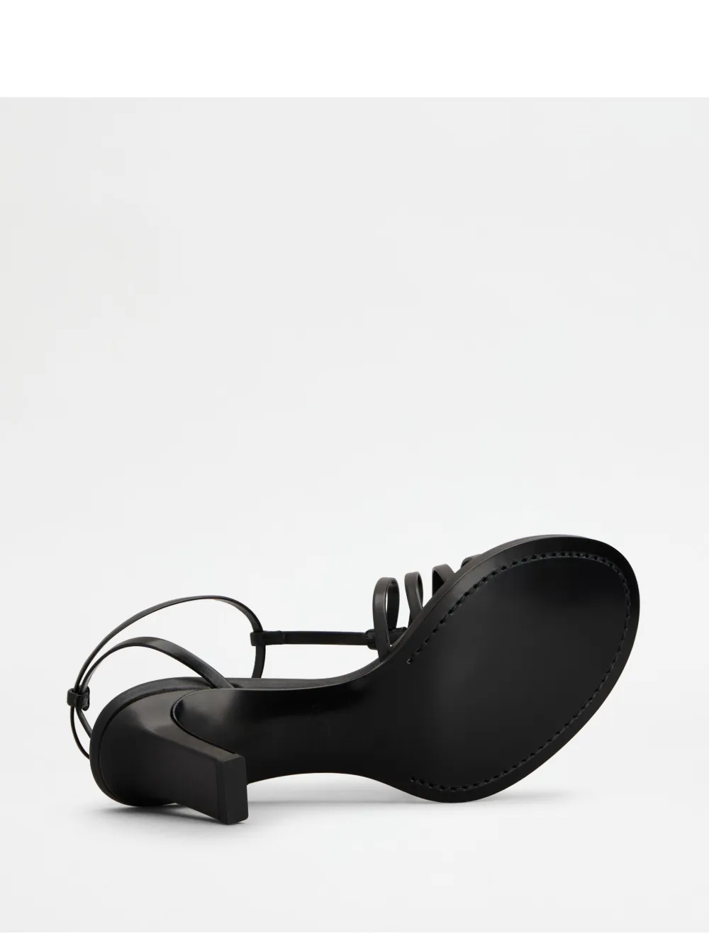 Tod's 75mm Leather Sandals In Black