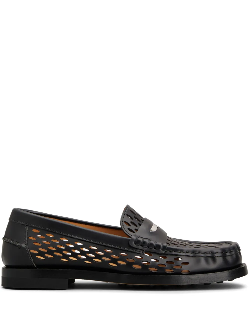 perforated loafers