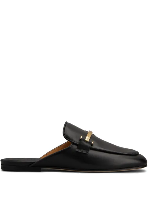 Tod's mules con placa del logo
