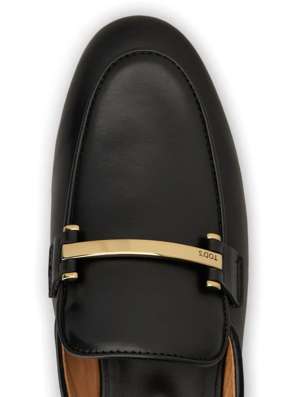 Tod's logo-plaque mules Black