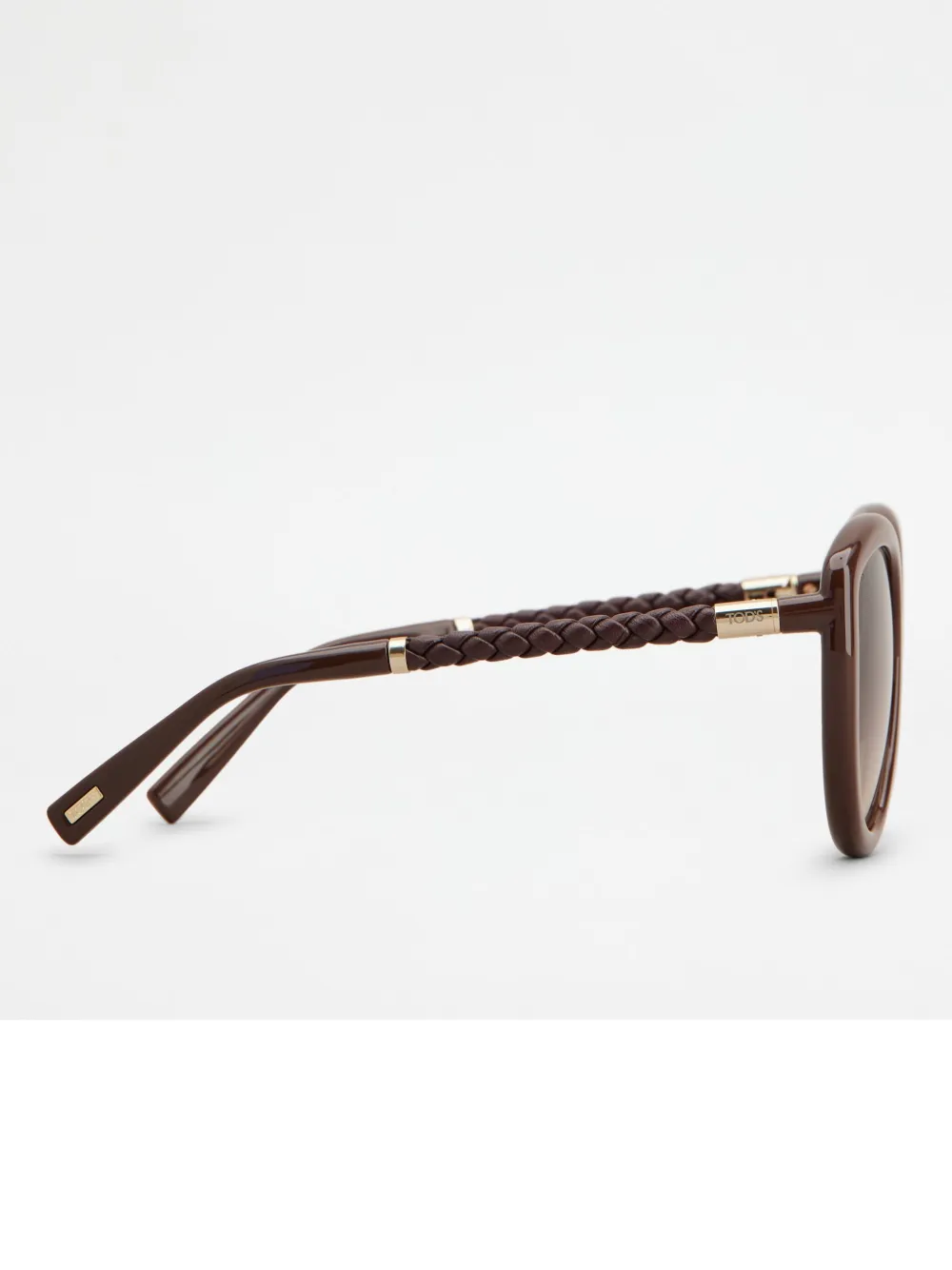 Tod's Logo-engraved Sunglasses In Red
