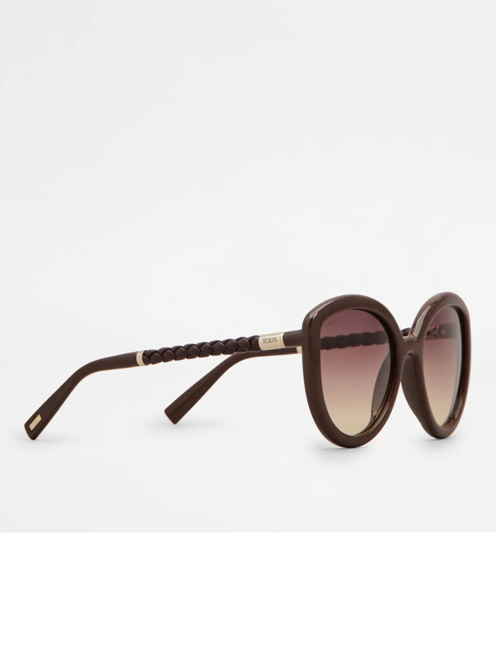 Tod's Logo-engraved Sunglasses In Red