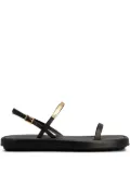 Tod's leather sandals - Black