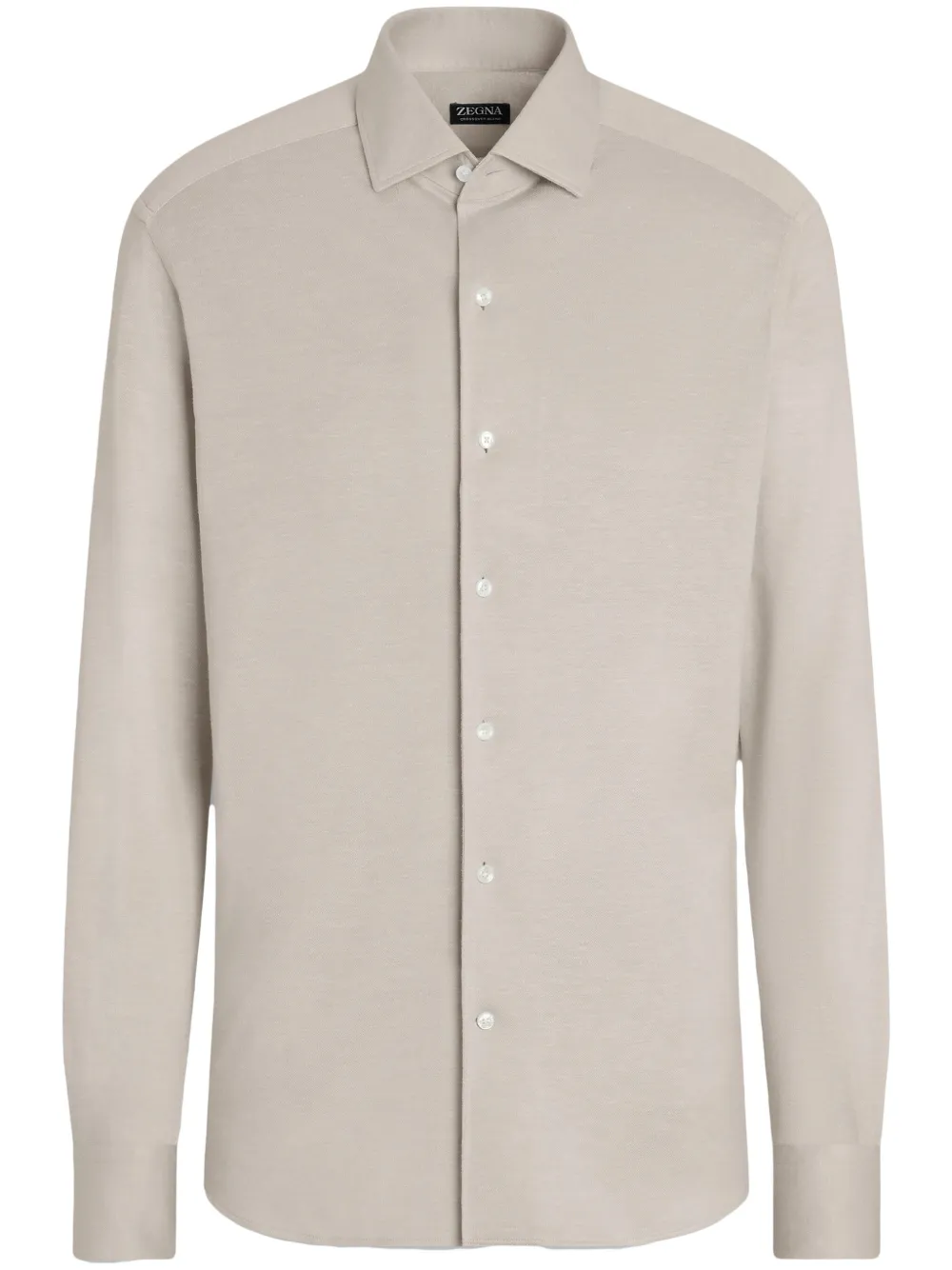 Zegna Overhemd met lange mouwen Beige
