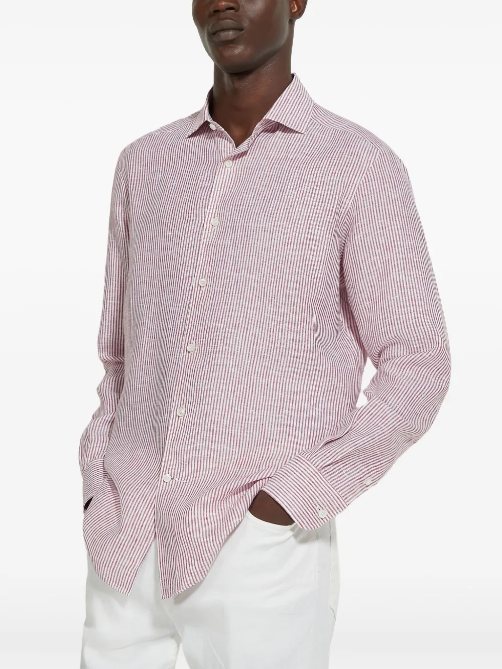 Zegna Oasi overhemd - Rood