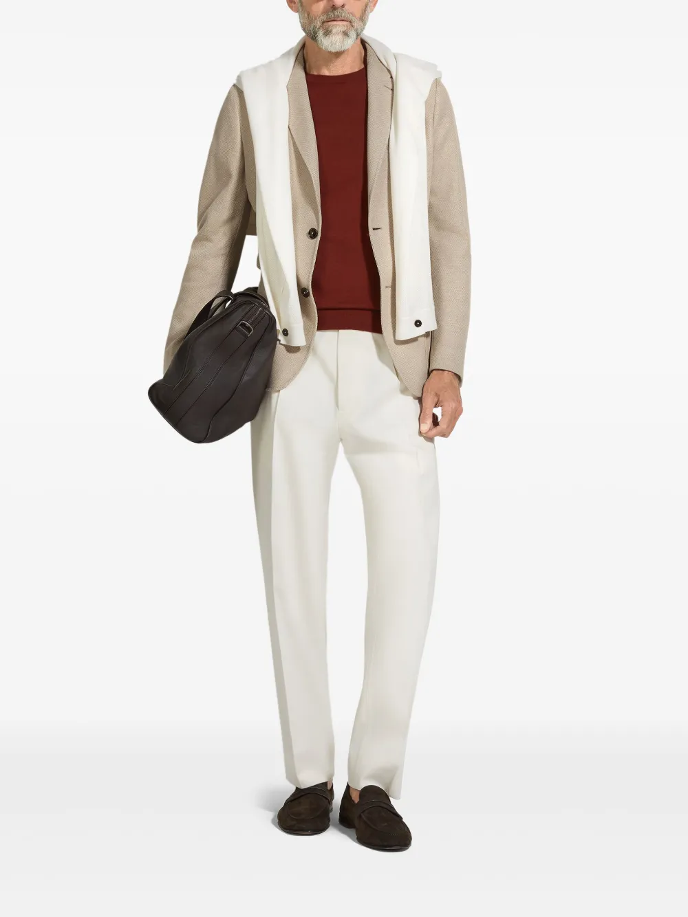 Zegna blazer en coton à revers crantés | Blazers | Image 2