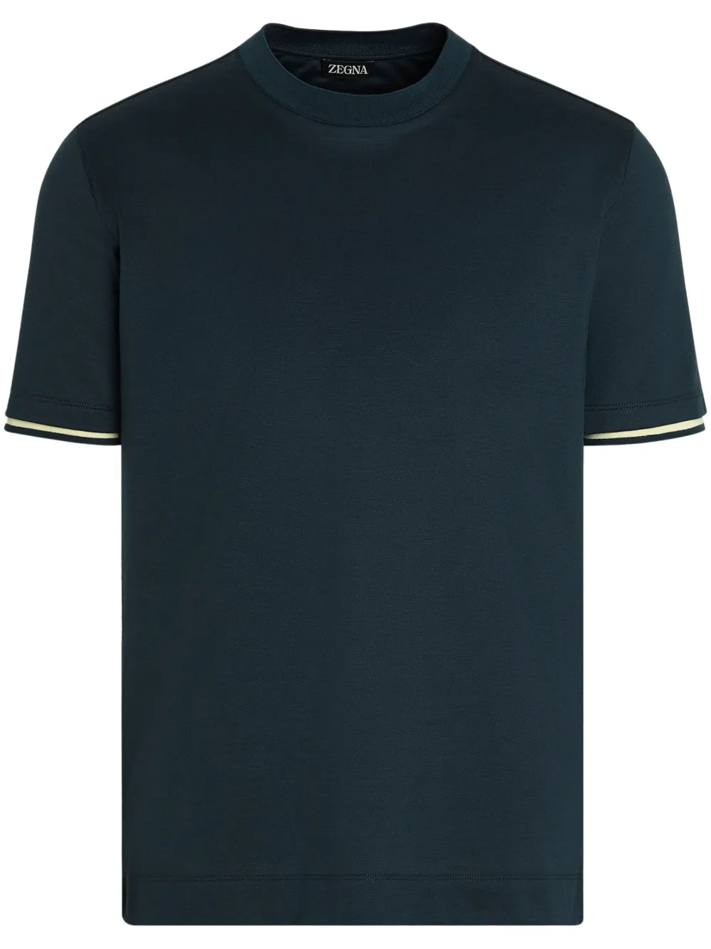 Zegna playera con cuello redondo | azul | Image 1