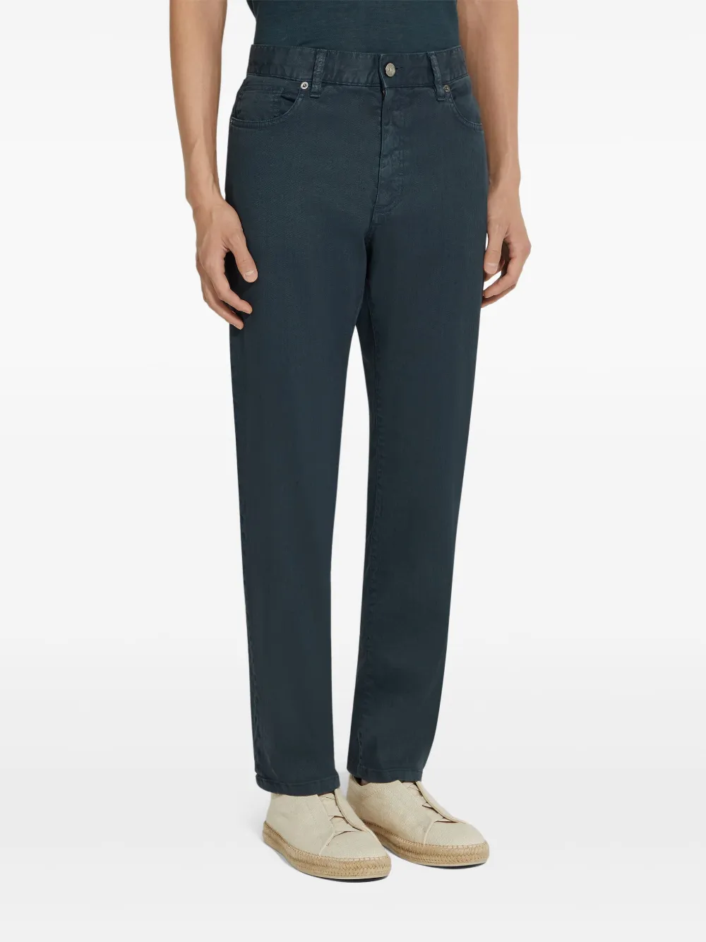 Zegna Straight jeans - Blauw