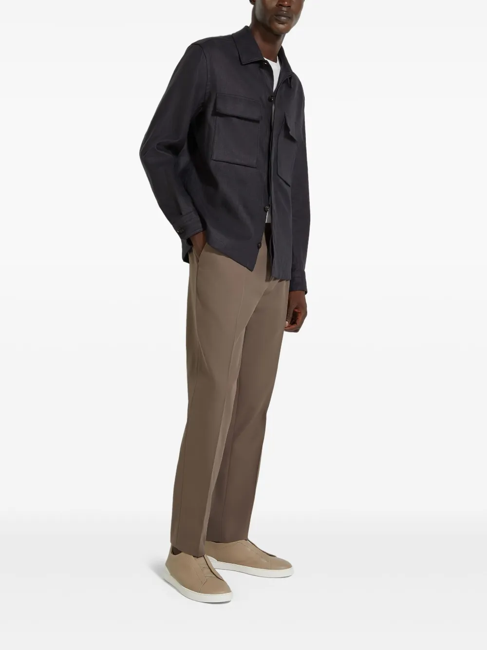 Zegna Pantalon - Bruin