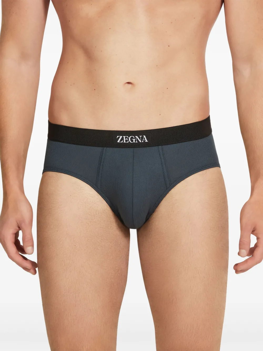 Zegna Slip met logoband - Blauw