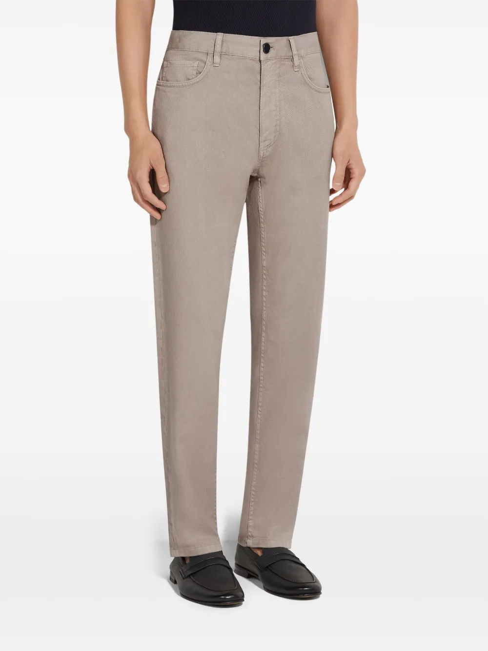 Zegna Straight jeans - Bruin