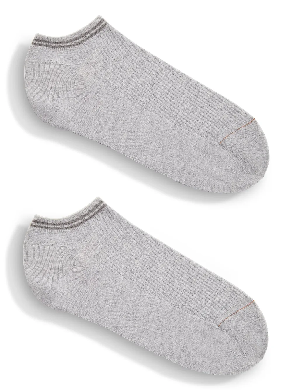 Zegna stripe-detail socks | Grey | Image 1