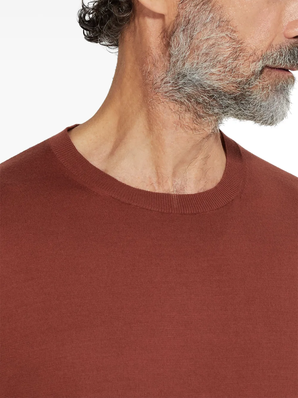 Zegna Katoenen T-shirt Rood