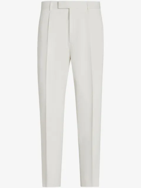 Zegna pressed-crease trousers