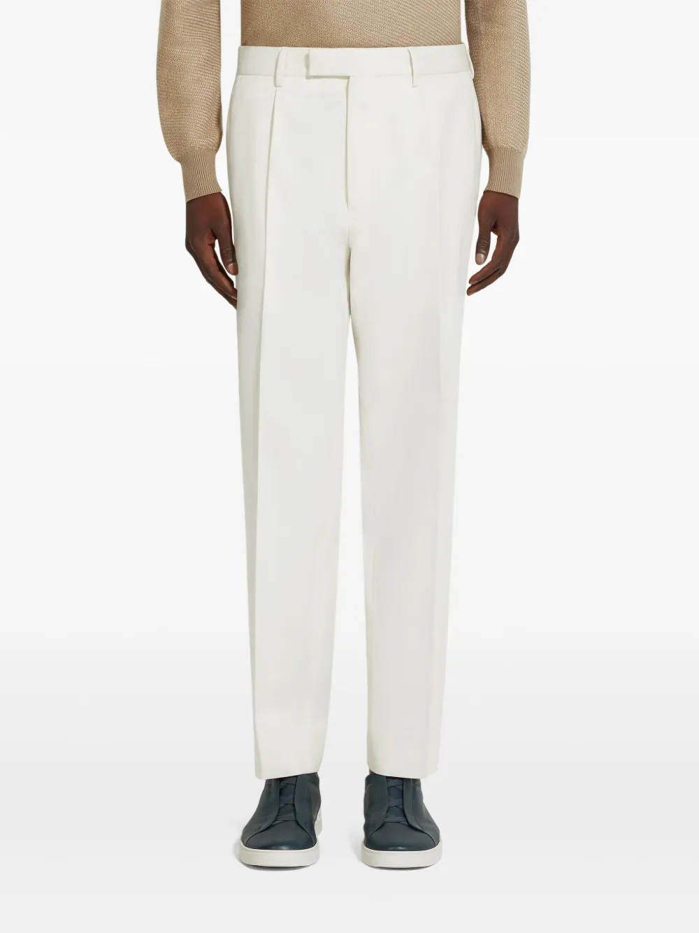 Zegna Plooibroek Wit