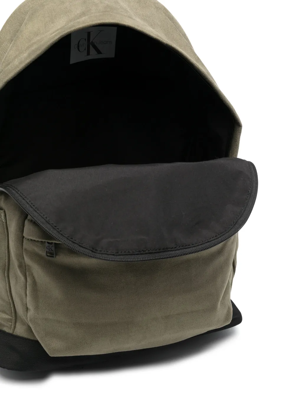 Calvin Klein Kids Rugzak met geborduurd logo Groen