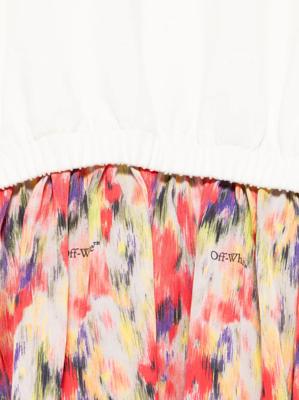 Off-White Kids Jurk met logoprint Wit