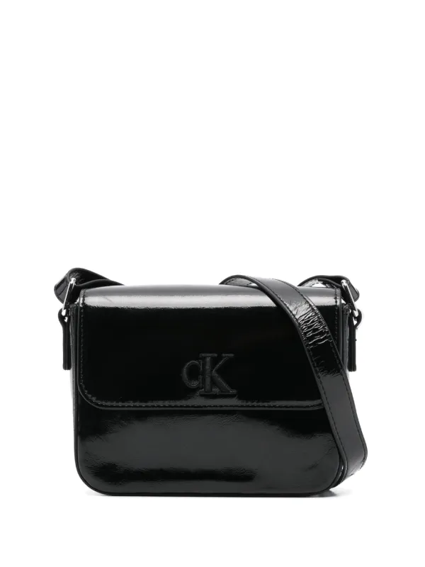Calvin Klein Kids Bolsa Transversal Com Logo Bordado Preto FARFETCH BR