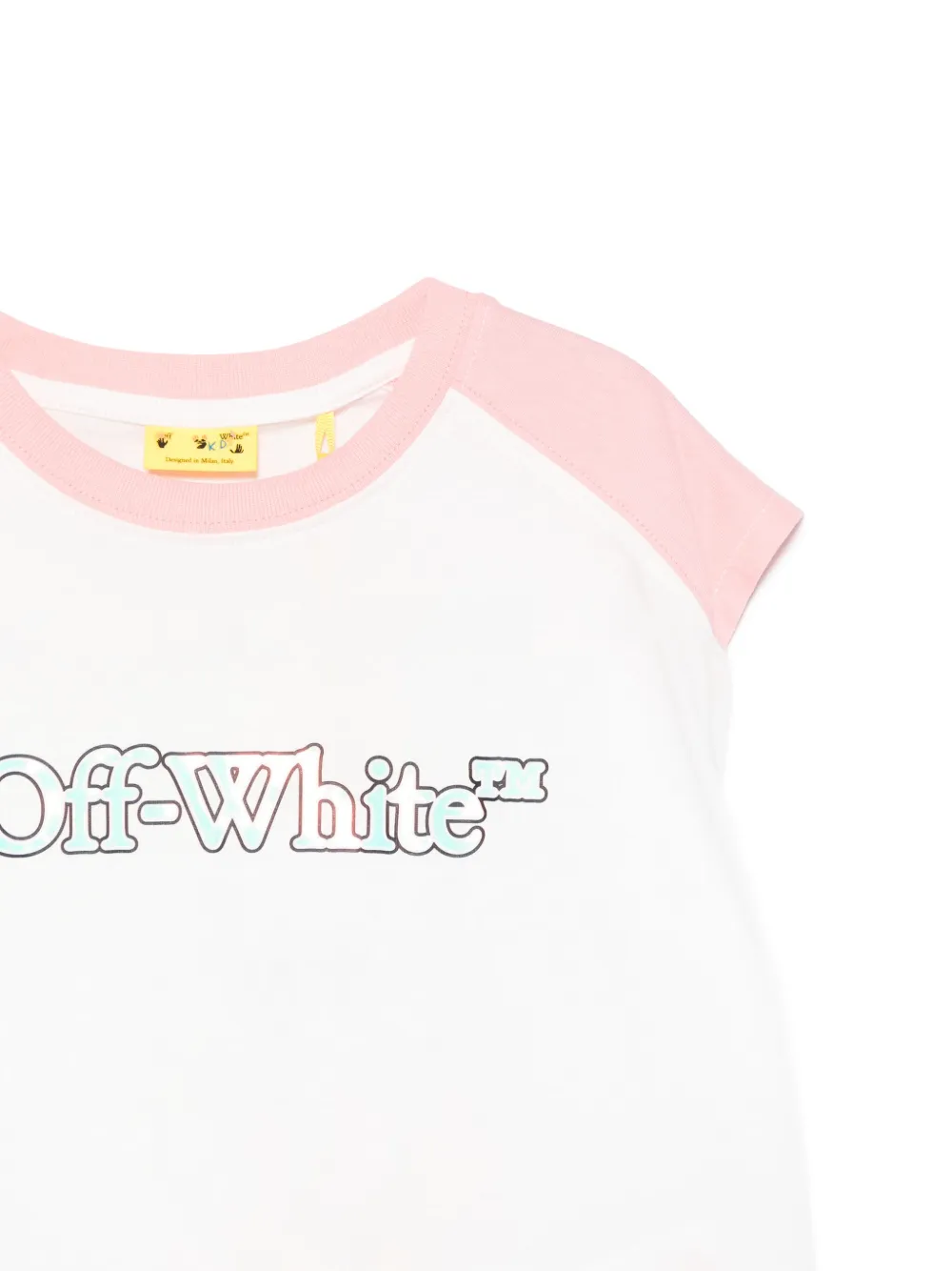 Off-White Kids Big Booksih top Wit