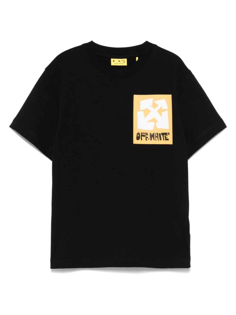 Off-White Kids Big Label T-shirt - Black