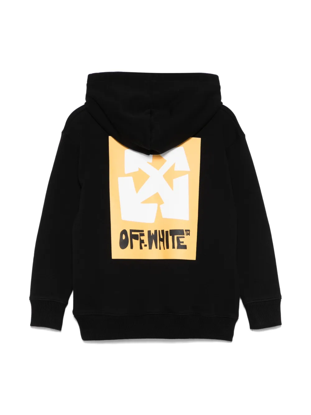 Off-White Kids Big Label hoodie - Zwart