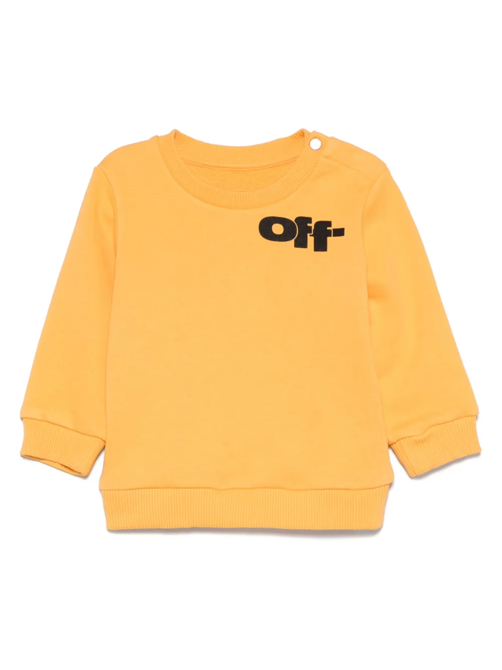 Off-White Kids Type Graphic sweater Geel