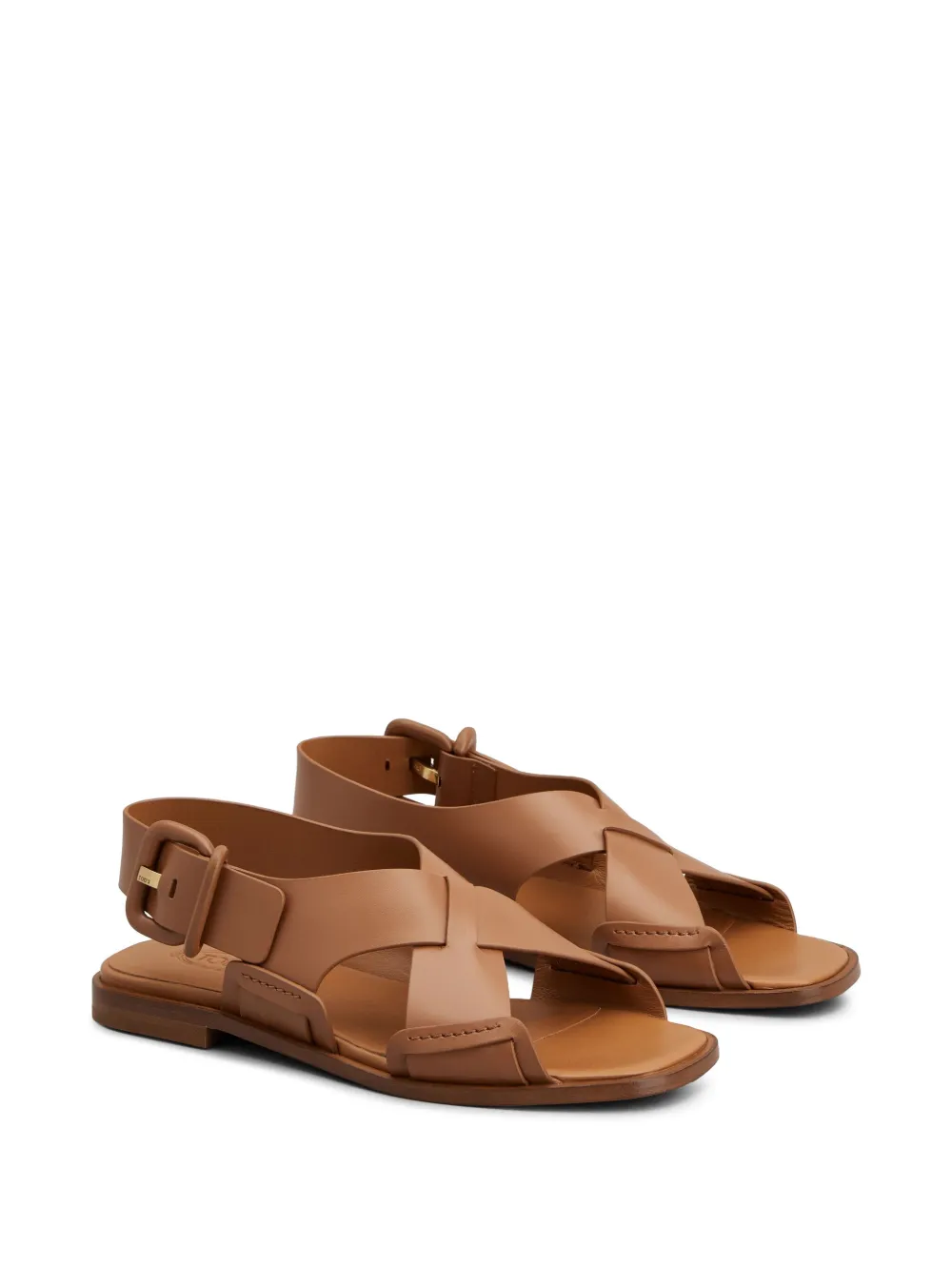 Tod's Leren sandalen Bruin