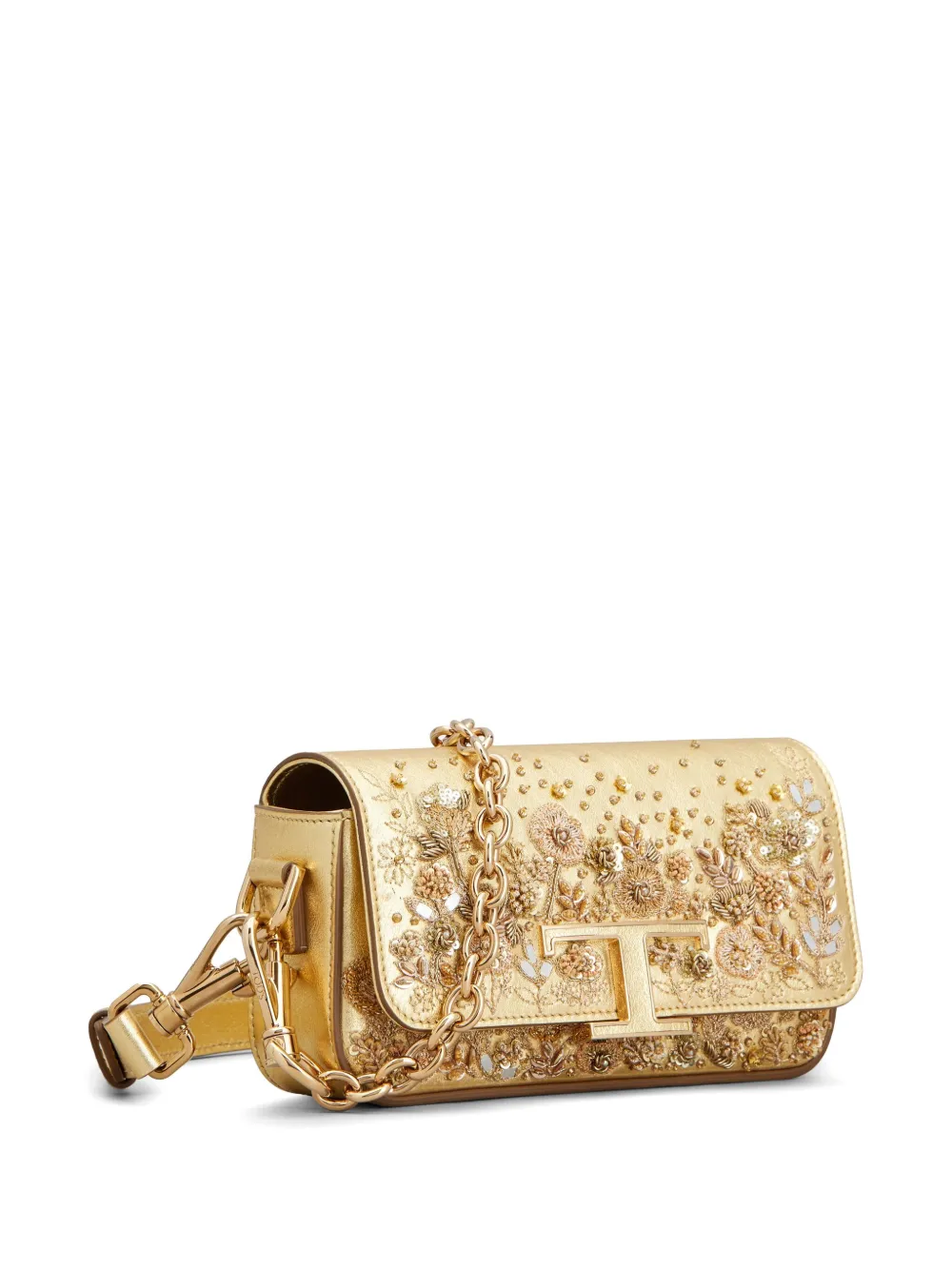 Tod's T-Timeless kleine schoudertas - Goud