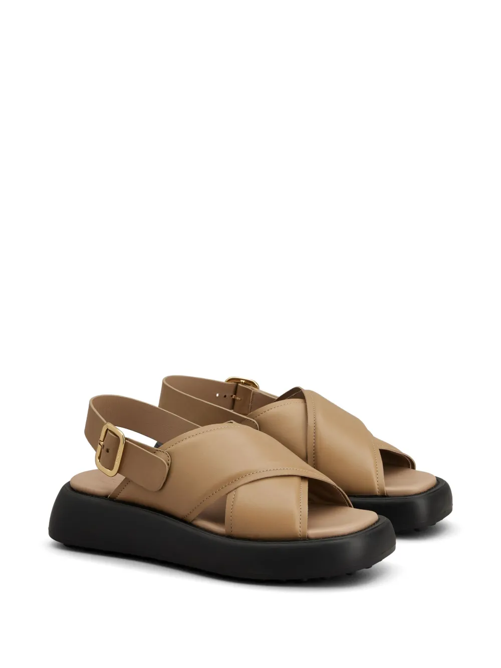 Tod's leather sandals Neutrals