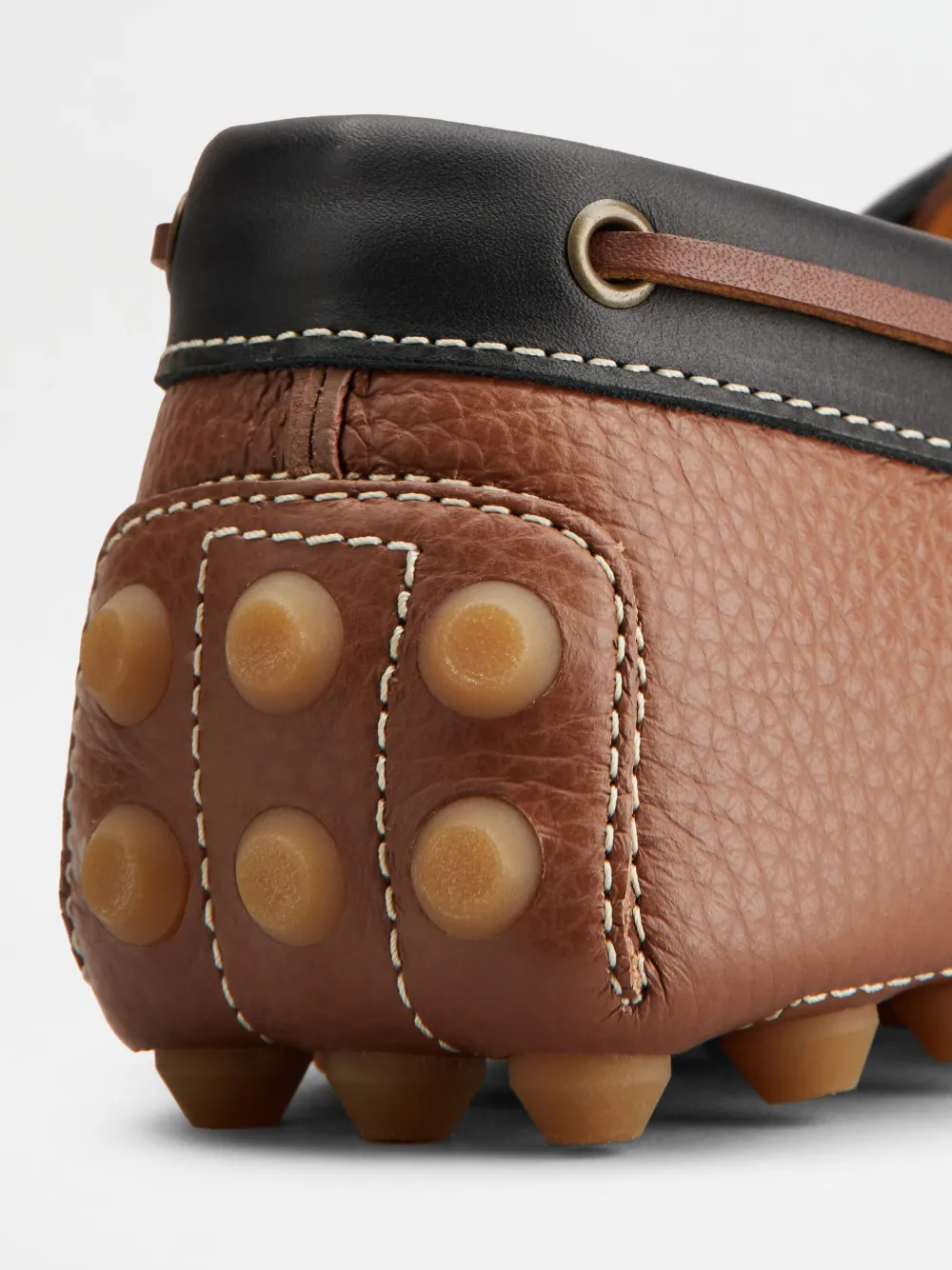 Tod's Gommino Bubble Loafers In Brown