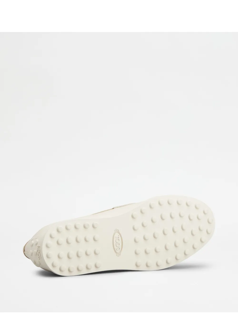 Tod's Leather Loafers In Neutrals