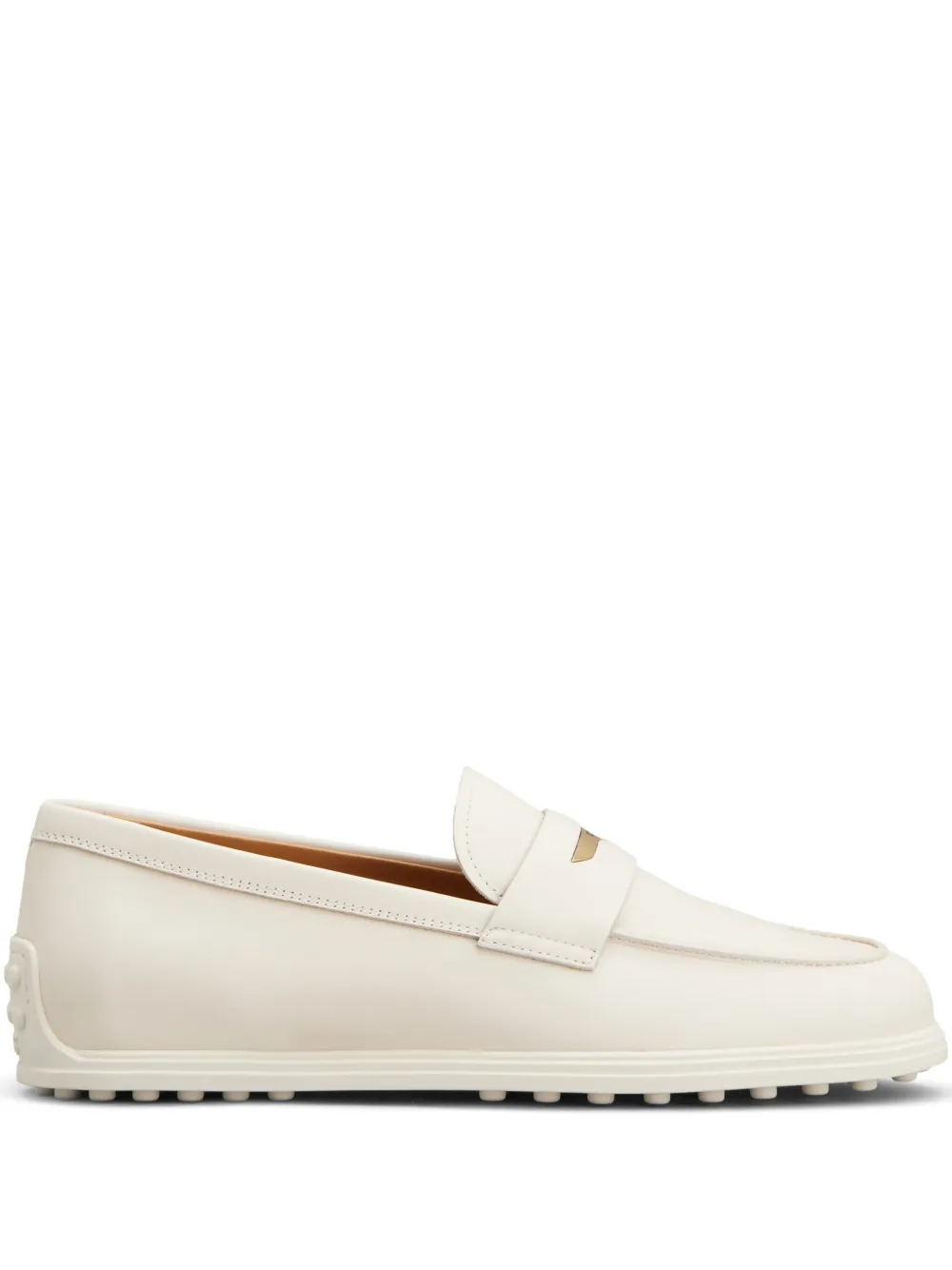 Tod's leather loafers Neutrals