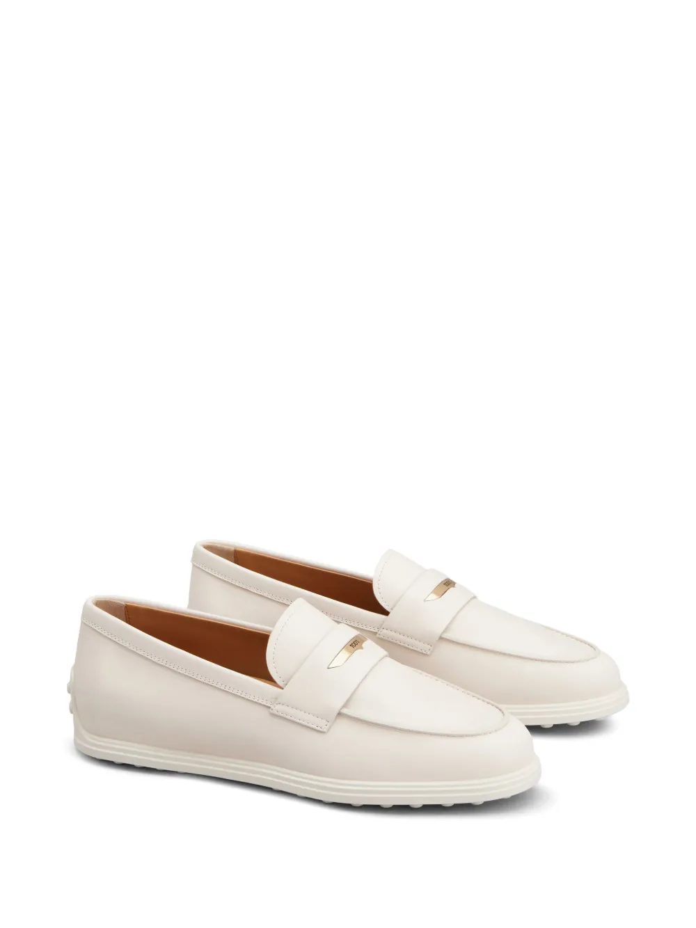 Tod's Leren loafers Beige