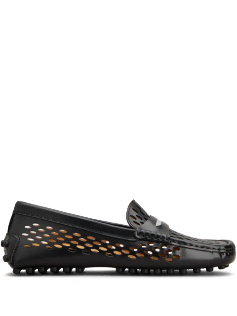 Tod's perforated loafers