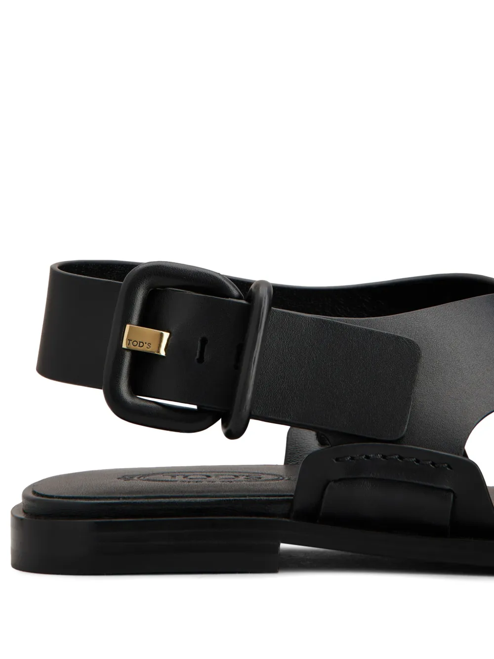 Tod's leather sandals Black