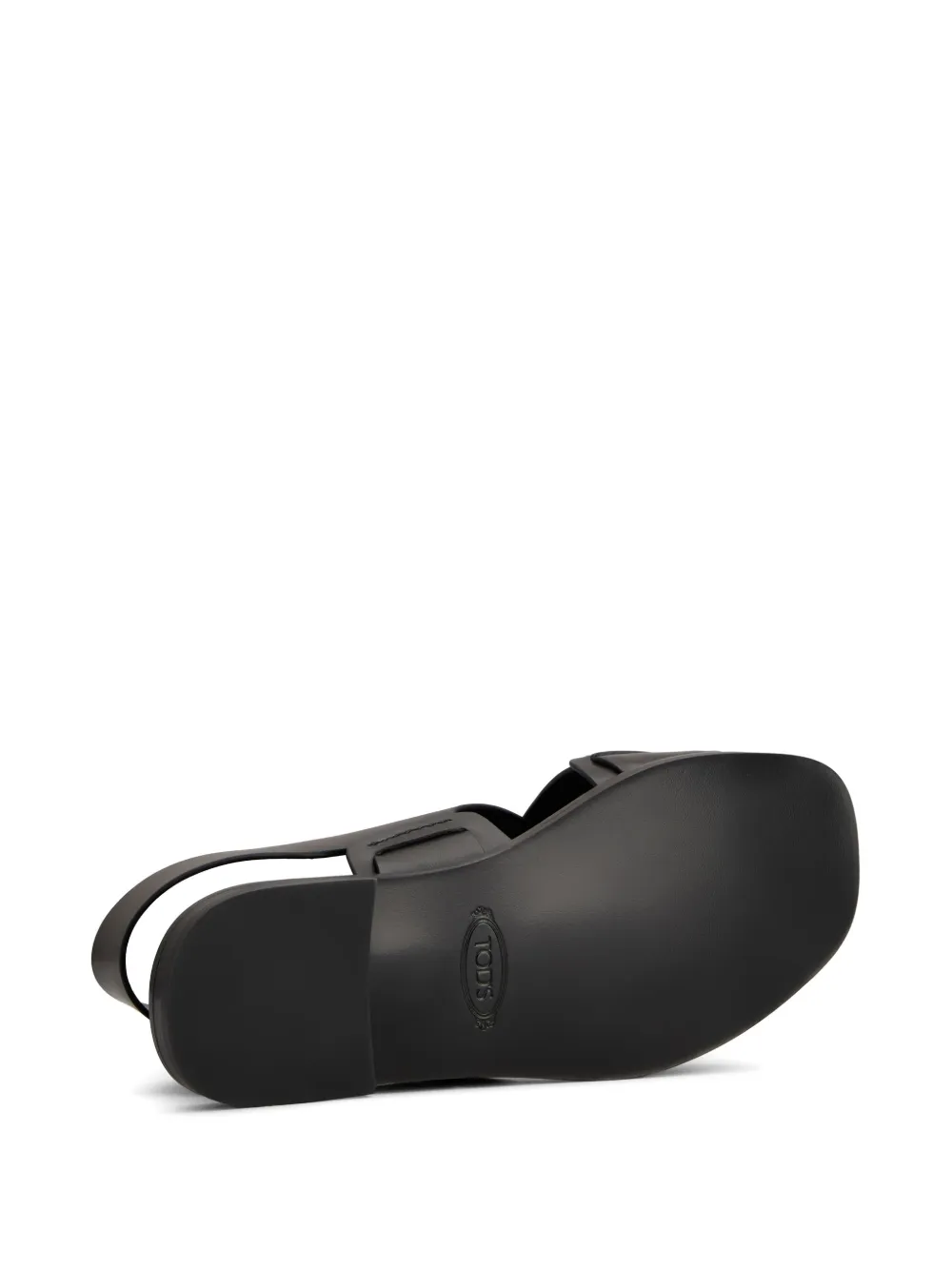 Tod's leather sandals Black