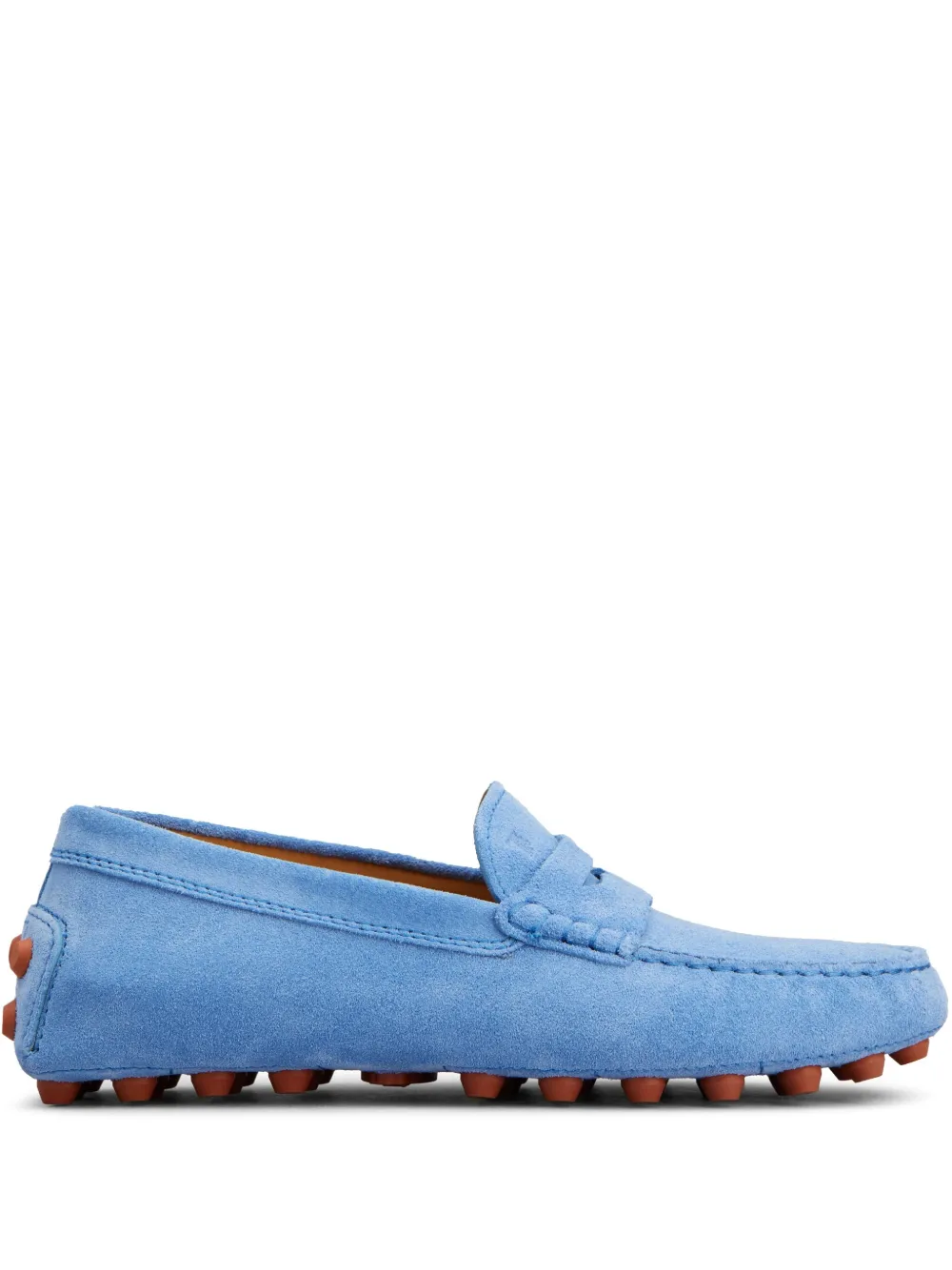 Tod's suede loafers Blue